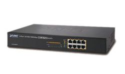 GSD-808HP,10" 8-Port 10/100/1000 Gigabit Ethernet Switch with 8-Port 802.3at High Power PoE+ Injector