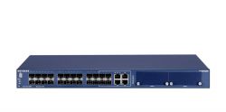 GSM7328FS-100EUS, NETGEAR Managed L3 switch with CLI, 20SFP+4SFP(Combo) ports nd 4 slots for 10GE modules, stackable
