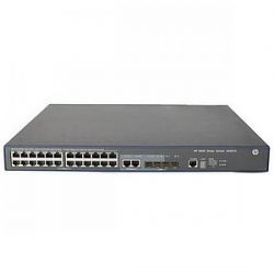 JG301A, Коммутатор HP JG301A 3600-24-PoE+ v2 EI Switch (24x10/100 PoE+ + 4xSFP Managed L3 Stacking 19') (repl. for JD326A)