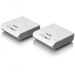 PLA400 EE (x2), ZyXEL Powerline-адаптер HomePlug AV с портом Ethernet (Двойной комплект)