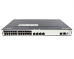 S5700-24TP-PWR-SI, Mainframe(20 GE RJ45,4 GE Combo,PoE,Dual Slots of power,Without Power Module)