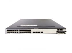 S5700-28C-SI-AC, Коммутатор Huawei S5700-28C-SI-AC Серии S5700 S5700-28C-SI-AC (24 Ethernet 10/100/1000 ports, 4 of which are dual-purpose 10/100/1000 or SFP, with 1 interface slot, with 150W AC power)