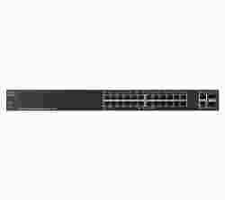 SG200-26P-OEM, Коммутатор Cisco SB SG200-26P-OEM 24 порта Ethernet 10/100/1000 Мбит/сек, 2 слота, монтируется в стойку