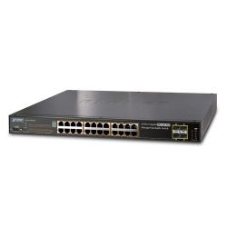 SGSW-24040HP,SNMP Managed 24-Port 802.3at High Power PoE Gigabit Ethernet Switch + 4-Port SFP (400W)
