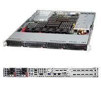 SYS-1016I-M6F, Серверная платформа Supermicro SYS-1016I-M6F - 1U, 1*LGA1156 Xeon34**/Core i3, 6*DDR3 ECC, 8*2.5"HDD, SAS2, IPMI, 560W 