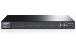 TL-SG5412F, TP-Link TL-SG5412F 24-Port Gigabit L2 Managed Switch. 24 10/100/1000Mbps RJ45 ports support 802.3at/af PoE compliant with a total power supply of 320W. Inculuding  4 combo 1000Mbps SFP slots. Supports