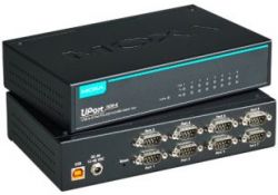 UPORT 1650-8, Конвертер MOXA UPort 1650-8 8-портовый USB в RS-232/422/485 продажа со склада в Москве – Space-telecom.ru