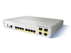 WS-C2960C-8TC-L-OEM, Коммутатор Cisco WS-C2960C-8TC-L-OEM Catalyst 2960C Switch 8 FE 2 x Dual Uplink Lan Base