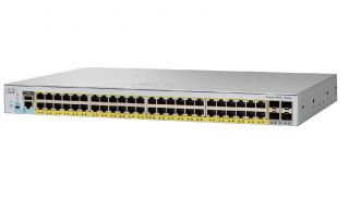 WS-C2960L-48PS-LL, Коммутатор Cisco WS-C2960L-48PS-LL Catalyst 2960L 48 port GigE with PoE, 4 x 1G SFP, LAN Lite