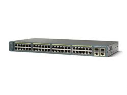 WS-C2960S-48TS-L, Коммутатор Cisco WS-C2960S-48TS-L Cisco Catalyst 2960S-48TS 2-го уровня 48 портов 10/100/1000 Gigabit Ethernet и 4 слота SFP, LAN Base, Управляемый.