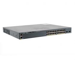 WS-C2960XR-24PD-I, Коммутатор Cisco WS-C2960XR-24PD-I= Cisco Catalyst 2960-XR 24 GigE PoE 370W, 2 x 10G SFP+, IP Lite