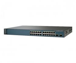 WS-C3560V2-24TS-E, Коммутатор Cisco WS-C3560V2-24TS-E= Cisco Catalyst switch 3560V2 24 10/100 + 2 SFP + IPS (Enhanced) Image