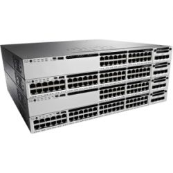 WS-C3850-48F-L, Коммутатор Cisco WS-C3850-48F-L Cisco Catalyst C3850-48F Switch Layer 2- Access Layer - 48x10/100/1000 Ethernet POE+ ports - LAN Base - managed- stackable купить со склада в Москве – Space-telecom.ru