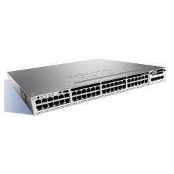 WS-C3850-48U-L, Коммутатор Cisco WS-C3850-48U-L= Cisco Catalyst C3850-48U Switch Layer 2- Access Layer - 48x10/100/1000 Ethernet UPOE ports - LAN Base - managed- stackable