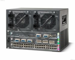 WS-C4503E-S6L-48V+, Коммутатор Cisco WS-C4503E-S6L-48V+ Cisco 4503-E Chassis, One WS-X4648-RJ45V+E, Sup6L-E
