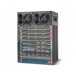 WS-C4510R+E, Коммутатор Cisco WS-C4510R+E Cisco Catalyst 4500E 10 slot chassis for 48Gbps/slot - Supervisor Engine redundancy - Power redundnacy