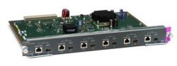 WS-X4506-GB-T=, Модуль Cisco WS-X4506-GB-T= коммутатора Catalyst 4500 6 портов 10/100/1000 Base-T PoE (RJ-45)