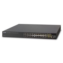 XGS3-24042,24G TP with 4 Shared 100/1000X SFP, 4 Optional 10G Slots, Layer 3 IPv6 Managed Switch