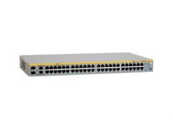AT-8000S/48POE-50, Коммутатор Allied Telesis AT-8000S/48POE-50 L2 Switch POE Stackable 48*10/100TX with 2*10/100/1000T/SFP-slot combo ports