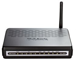 DSL-2650U/BA/C1A, D-LINK DSL-2650U/BA/C1A ADSL внешний беспроводной Ethernet роутер, 802.11n,  1x USB, 4xLAN, 1xADSL, сплиттер, Annex A
