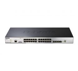 DGS-3120-24TC/B1ARI, D-Link 20-ports UTP 10/100/1000BASE-T ports + -ports Combo 1000BASE-T/SFP, L3 Managed Gigabit Switch, 19"