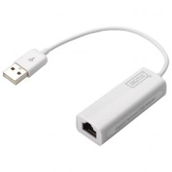 DN-10150-1, DIGITUS DN-10150-1 USB 2.0 Gigabit Ethernet сетевой адаптер, USB-A Male, 10/100/1000Мбит/c