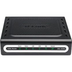 DSL-2520U, Роутер ADSL2+ Eth 1 LAN & 1 USB & 1 ADSL порт, со сплиттером