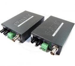 VF-101-KIT, Video over Fiber(ST) converter, a pair include Tx & Rx in package