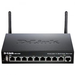 DSR-250N/A1A, Wireless VPN Firewall, 1 x 10/100/1000Base-TX WAN Port, 8 x 10/100/1000Base-TX LAN Ports