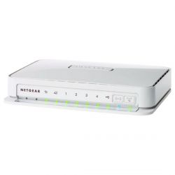 WNR2200-100RUS, NETGEAR Wireless Router 802.11n 300 Mbps (1 WAN and 4 LAN 10/100 Mbps ports), supports IPTV and 3G modems