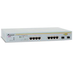 AT-GS950/8POE-50, Коммутатор Allied Telesis AT-GS950/8POE-50 8 port 10/100/1000TX WebSmart POE switch with 2 SFP bays