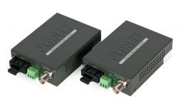VF-102S15-KIT, Video over Fiber(SC-15KM, Single-Mode) converter, a pair include Tx & Rx in package