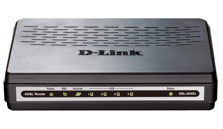 МАРШРУТИЗАТОР D-LINK DSL-2540U/BRU/T1