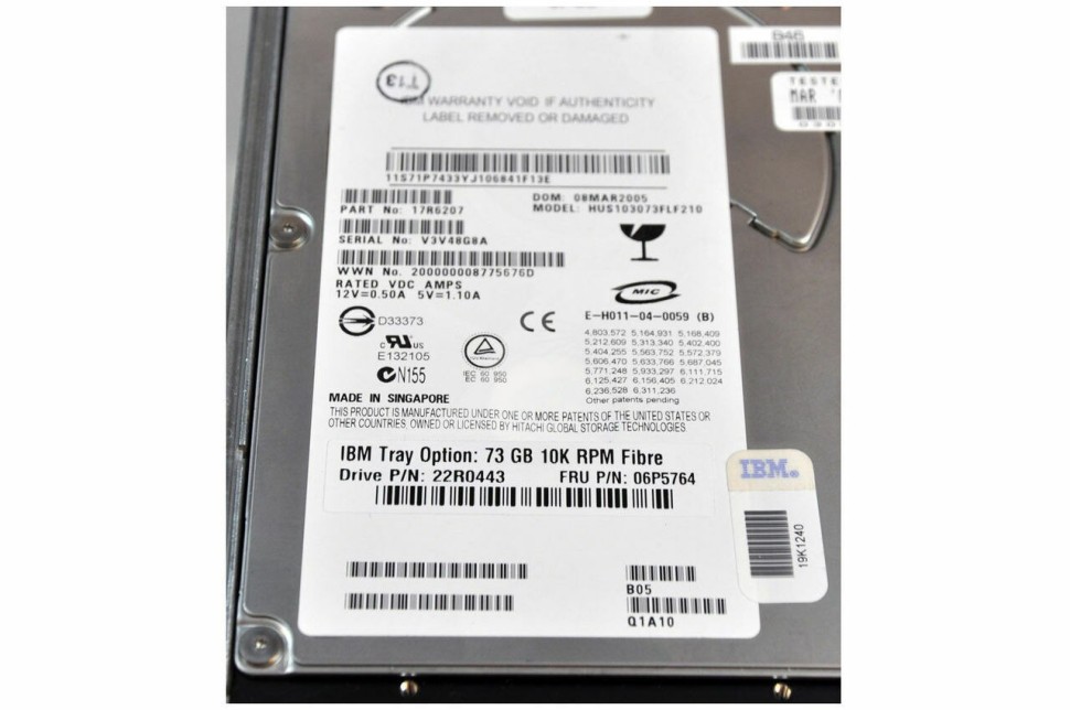 Жесткий диск IBM 17R6207