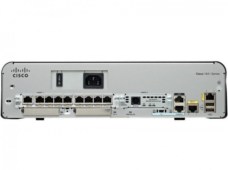 МАРШРУТИЗАТОР CISCO1941W-P/K9=