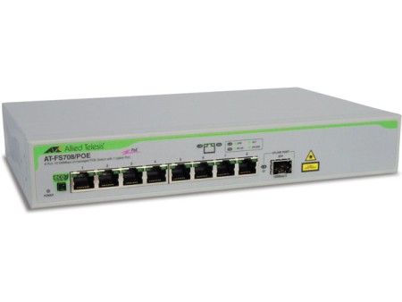 КОММУТАТОР ALLIED TELESIS AT-FS708/POE-50