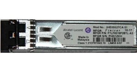Трансивер Alcatel-Lucent SFP-GIG-SX 3HE00027CA 01 SFP 1000Base-SX 850 нм Multi-волокно (MMF) оптический 550 м