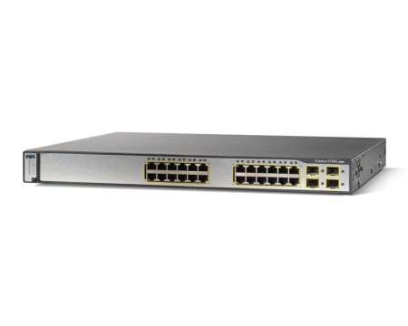 Коммутатор Cisco WS-C3750G-24PS-E