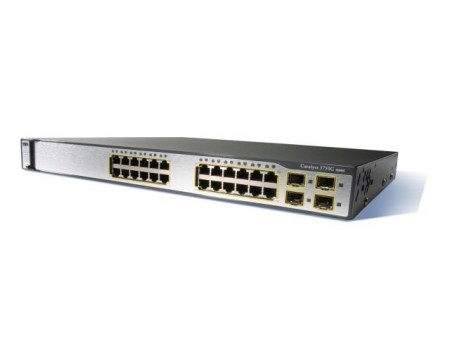 Коммутатор Cisco WS-C3750G-24PS-S