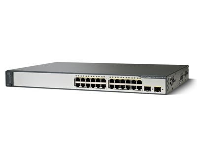 Коммутатор Cisco WS-C3750V2-24PS-S