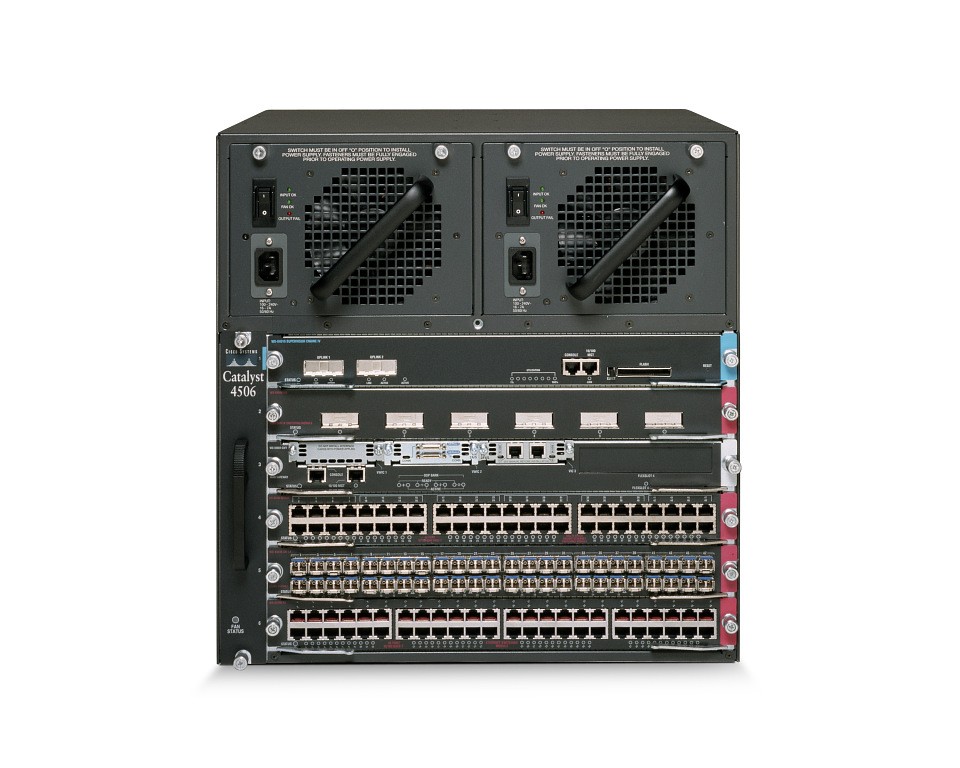 Коммутатор Cisco WS-C4506E-S6L-1300