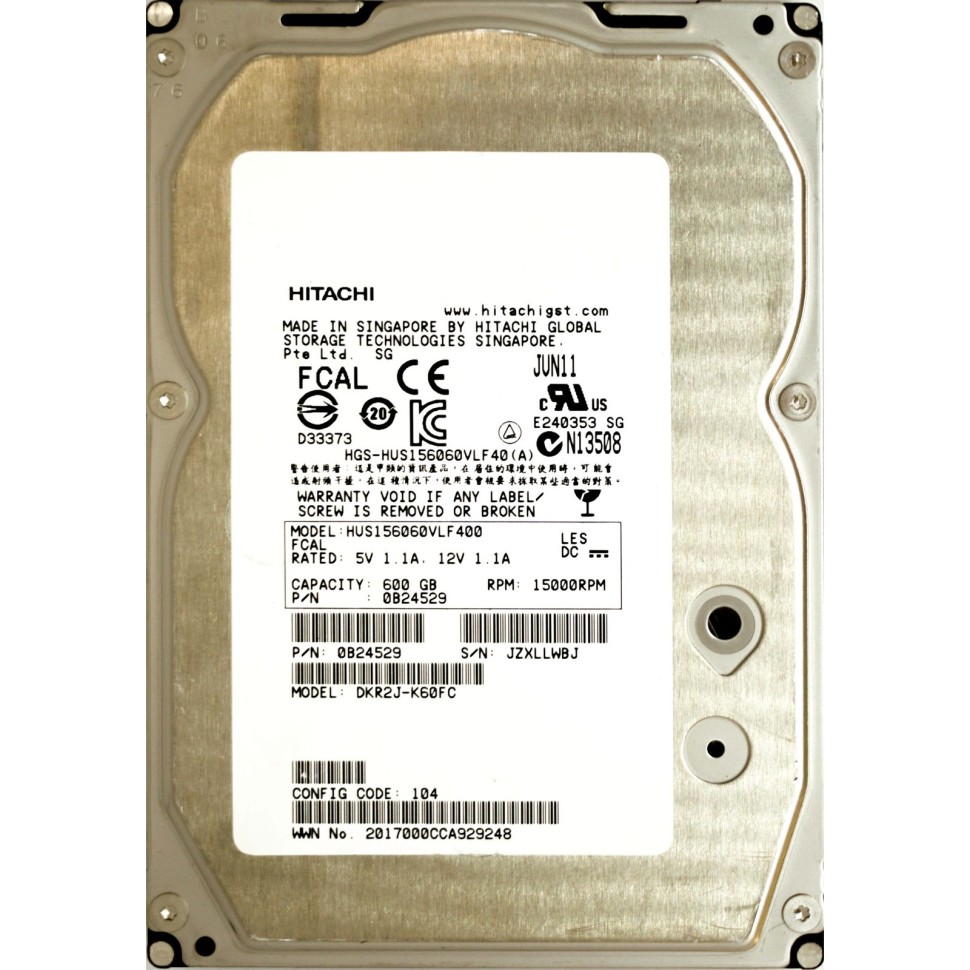 Жесткий диск HGST HUS156060VLF400